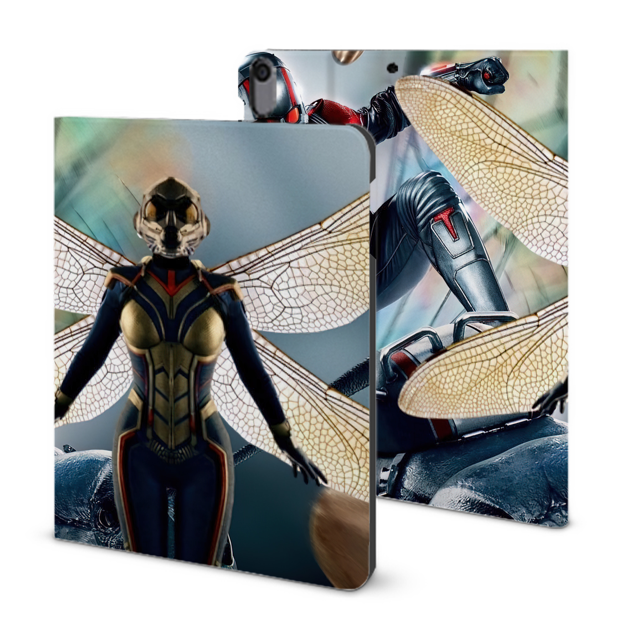 （画像用） アベンジャーズ The Avengers IPad ケース ブック型 PUレザー TPU 耐衝撃 軽量 薄型 ペン収納なし 全面保護 IPad 各モデル対応